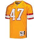 Zennovawear Men's Tampa Bay Buccaneers 1993 John Lynch Mitchell & Ness Orange Throwback Retired Player Jersey