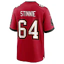 Zennovawear Men's Tampa Bay Buccaneers Aaron Stinnie Red Game Jersey