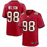 Zennovawear Men's Tampa Bay Buccaneers Anthony Nelson Red Game Jersey