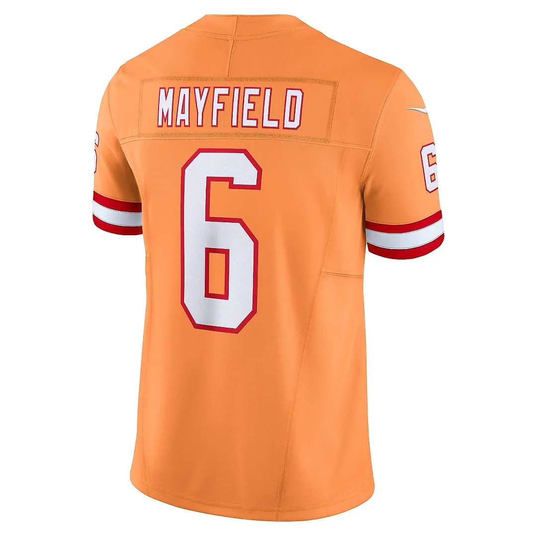 Zennovawear Men's Tampa Bay Buccaneers Baker Mayfield Orange 2nd Alternate Vapor F.U.S.E. Limited Jersey