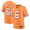 Zennovawear Men's Tampa Bay Buccaneers Baker Mayfield Orange Throwback Game Jersey