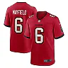 Zennovawear Men's Tampa Bay Buccaneers Baker Mayfield Red Team Game Jersey
