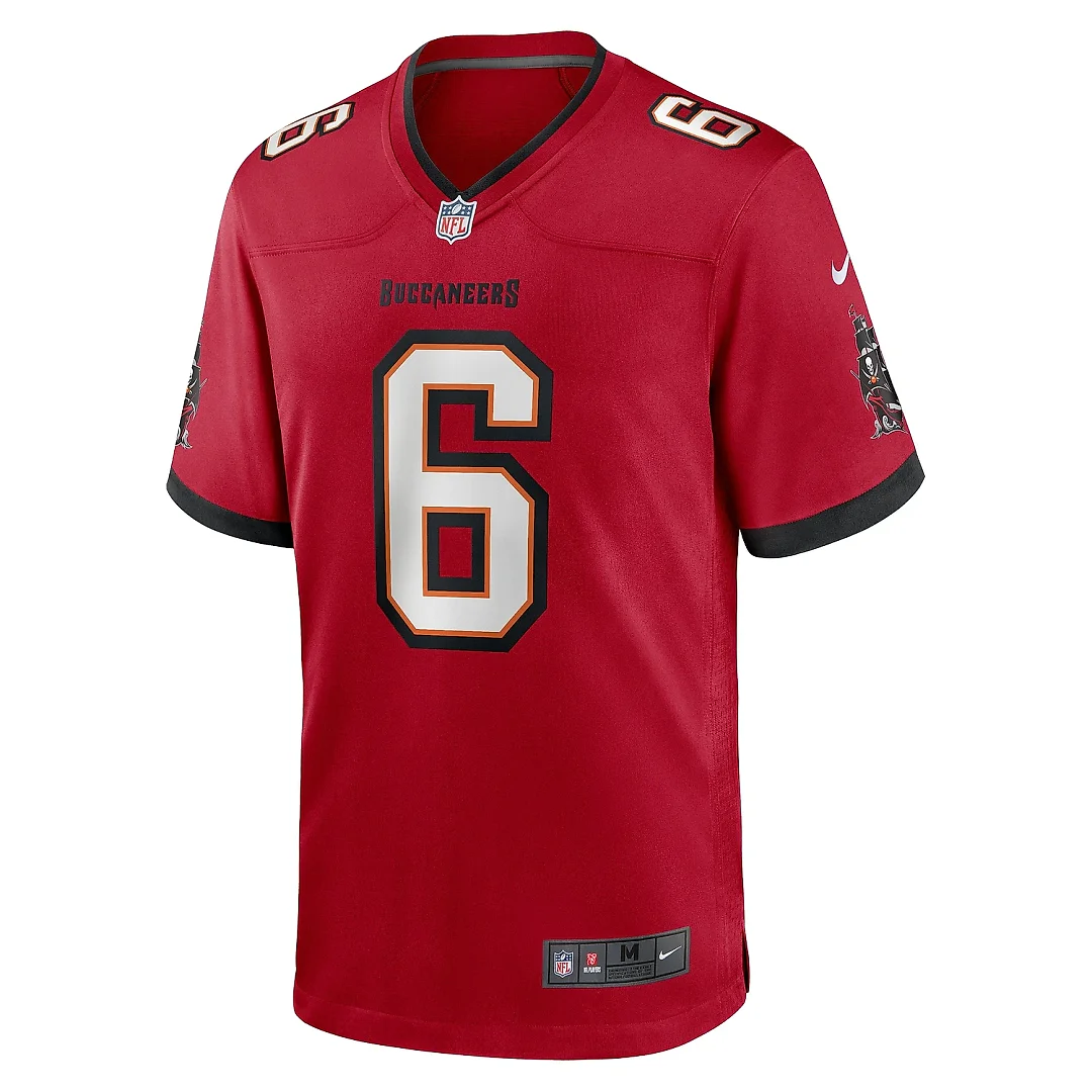 Zennovawear Men's Tampa Bay Buccaneers Baker Mayfield Red Team Game Jersey