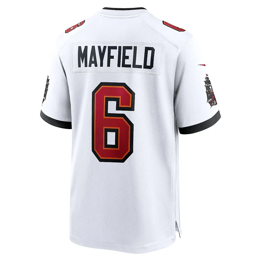 Zennovawear Men's Tampa Bay Buccaneers Baker Mayfield White Away Game Jersey