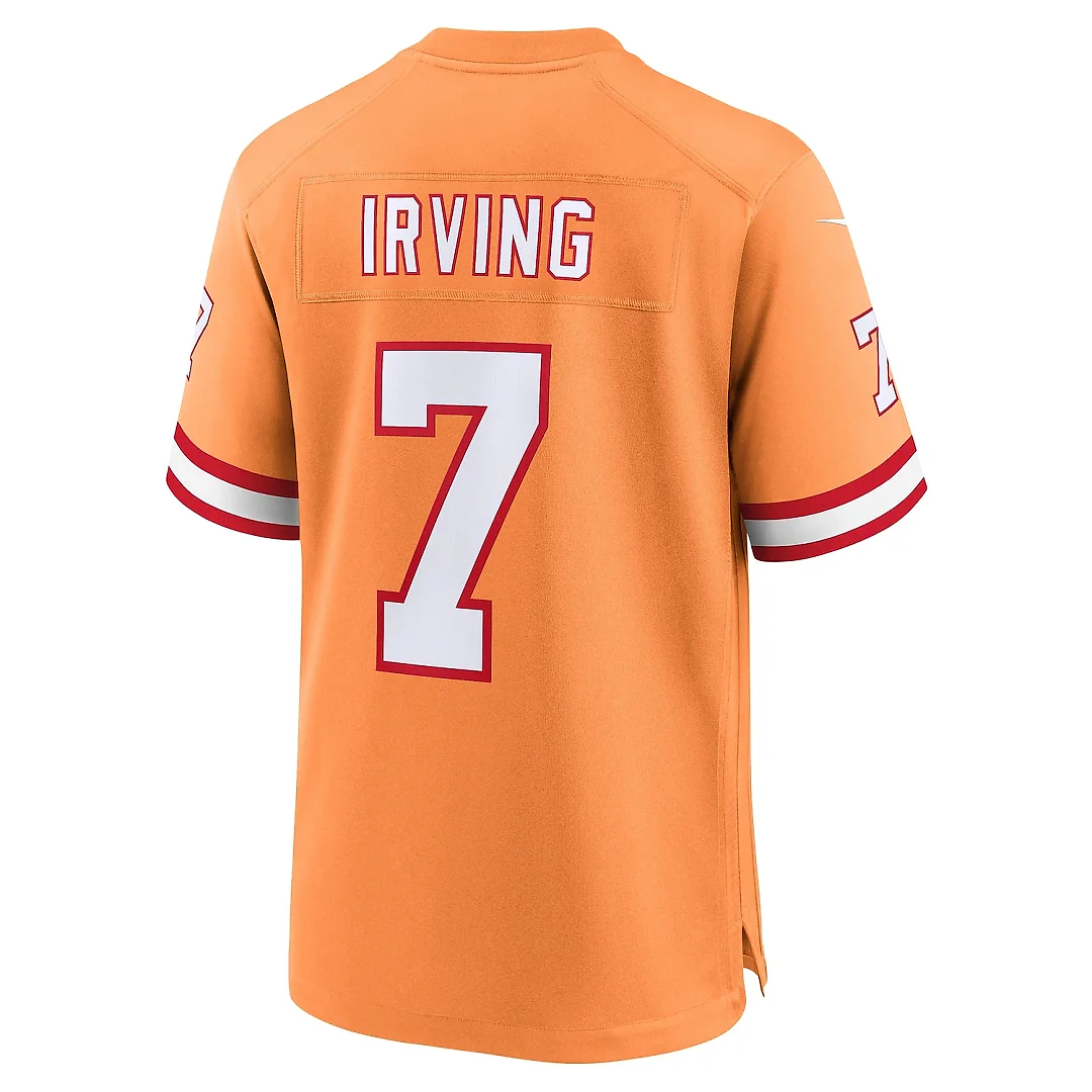 Zennovawear Men's Tampa Bay Buccaneers Bucky Irving Orange Alternate Game Jersey