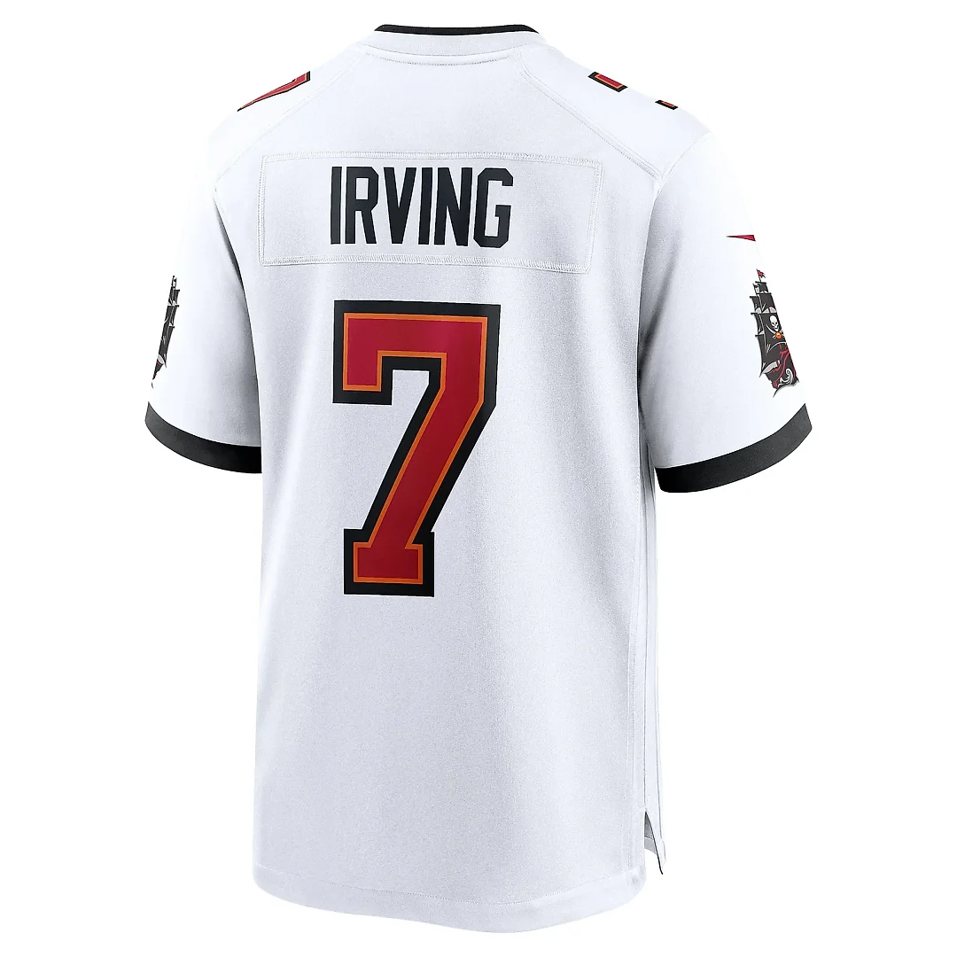 Zennovawear Men's Tampa Bay Buccaneers Bucky Irving White Game Jersey