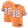 Zennovawear Men's Tampa Bay Buccaneers Cade Otton Orange Throwback Game Jersey