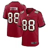 Zennovawear Men's Tampa Bay Buccaneers Cade Otton Red Game Player Jersey