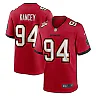Zennovawear Men's Tampa Bay Buccaneers Calijah Kancey Red Game Jersey