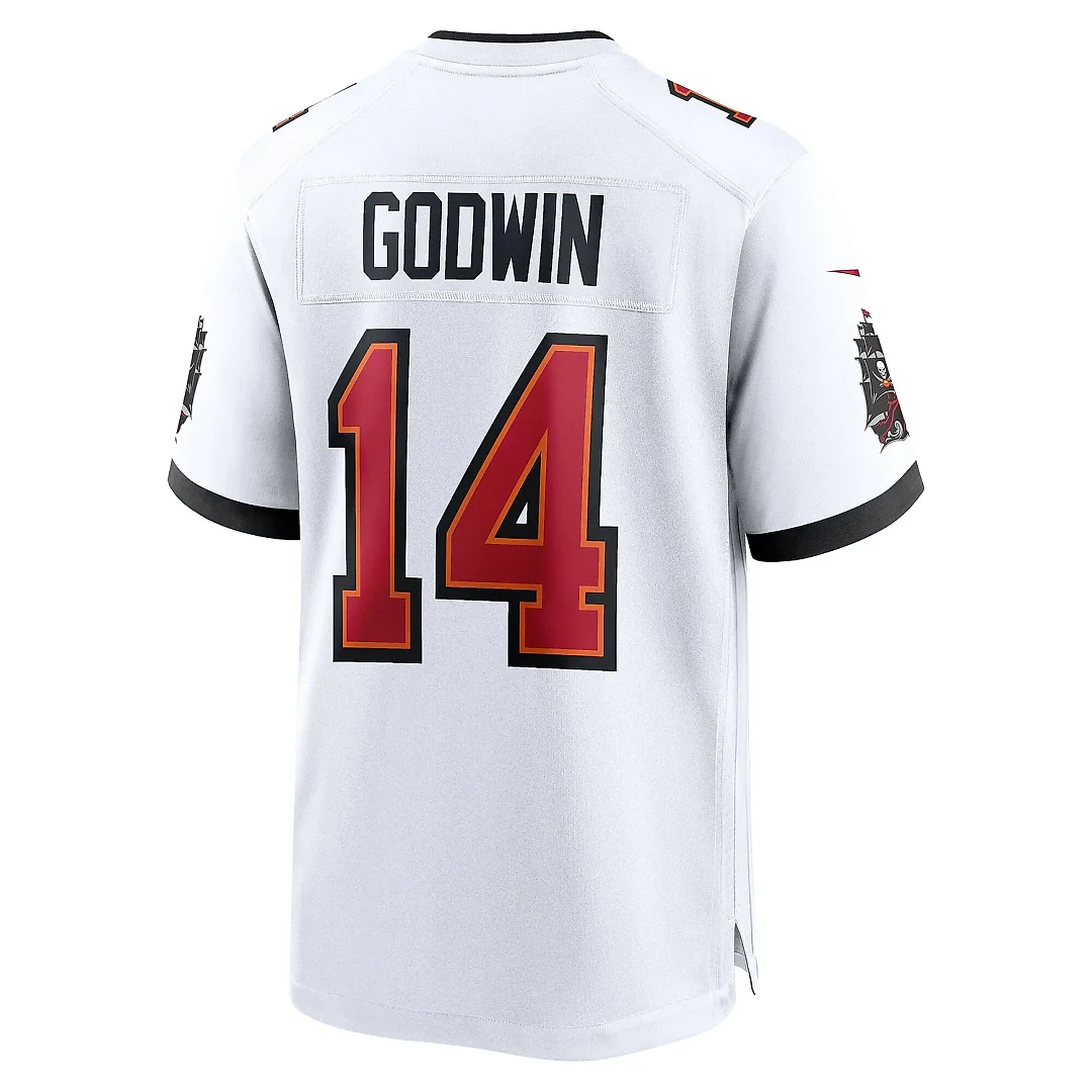 Zennovawear Men's Tampa Bay Buccaneers Chris Godwin White White Game Jersey