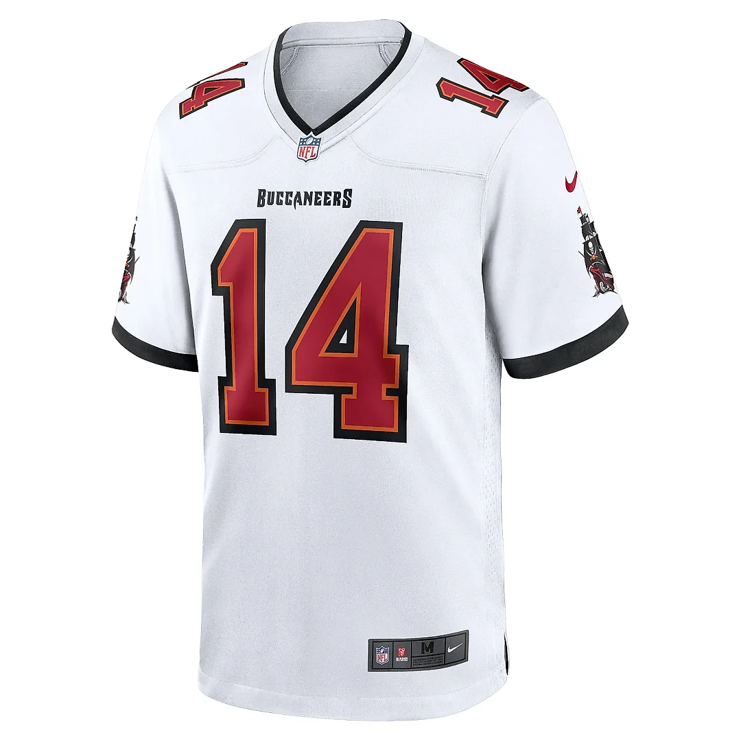 Zennovawear Men's Tampa Bay Buccaneers Chris Godwin White White Game Jersey