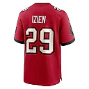Zennovawear Men's Tampa Bay Buccaneers Christian Izien Red Game Jersey