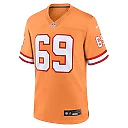 Zennovawear Men's Tampa Bay Buccaneers Cody Mauch Orange Throwback Game Jersey
