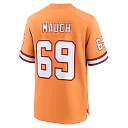 Zennovawear Men's Tampa Bay Buccaneers Cody Mauch Orange Throwback Game Jersey