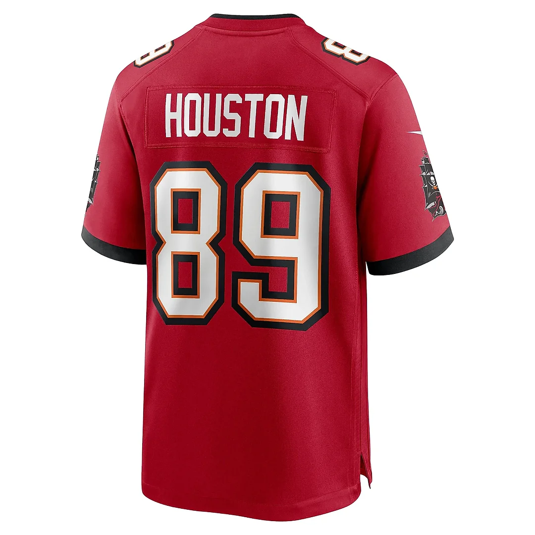 Zennovawear Men's Tampa Bay Buccaneers Dennis Houston Red Game Jersey