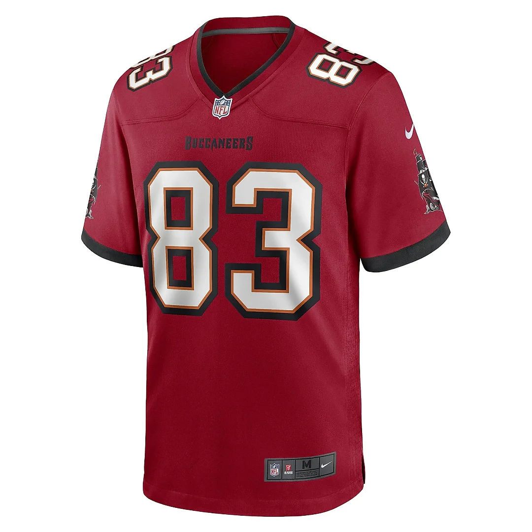 Zennovawear Men's Tampa Bay Buccaneers Deven Thompkins Red Game Player Jersey