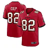 Zennovawear Men's Tampa Bay Buccaneers Devin Culp Red Game Jersey