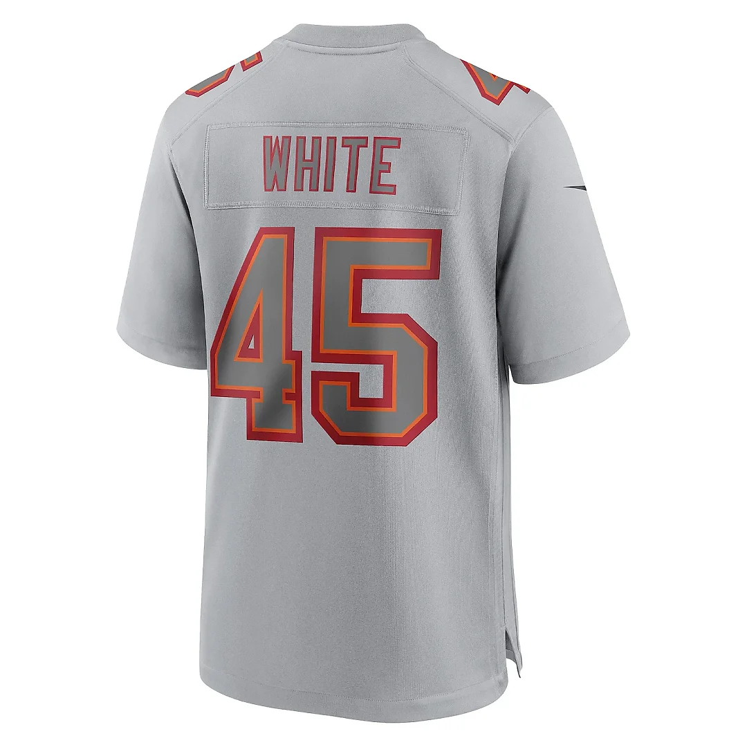 Zennovawear Men's Tampa Bay Buccaneers Devin White Gray Atmosphere Fashion Game Jersey