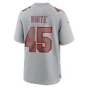 Zennovawear Men's Tampa Bay Buccaneers Devin White Gray Atmosphere Fashion Game Jersey