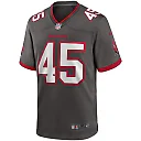 Zennovawear Men's Tampa Bay Buccaneers Devin White Pewter Game Jersey