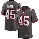 Zennovawear Men's Tampa Bay Buccaneers Devin White Pewter Game Jersey