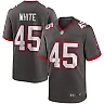 Zennovawear Men's Tampa Bay Buccaneers Devin White Pewter Game Jersey
