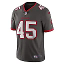 Zennovawear Men's Tampa Bay Buccaneers Devin White Pewter Vapor Limited Jersey