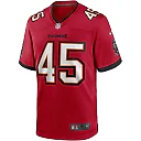 Zennovawear Men's Tampa Bay Buccaneers Devin White Red Player Game Jersey