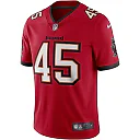 Zennovawear Men's Tampa Bay Buccaneers Devin White Red Vapor Limited Jersey