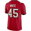 Zennovawear Men's Tampa Bay Buccaneers Devin White Red Vapor Limited Jersey