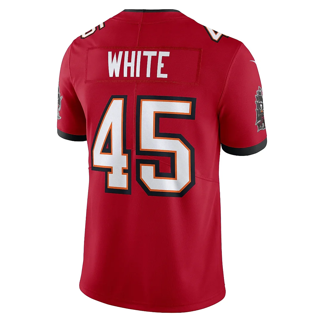 Zennovawear Men's Tampa Bay Buccaneers Devin White Red Vapor Untouchable Limited Jersey