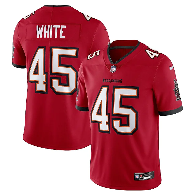Zennovawear Men's Tampa Bay Buccaneers Devin White Red Vapor Untouchable Limited Jersey