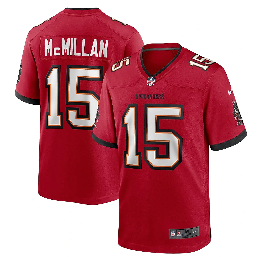 Zennovawear Men's Tampa Bay Buccaneers Jalen McMillan Red Game Jersey