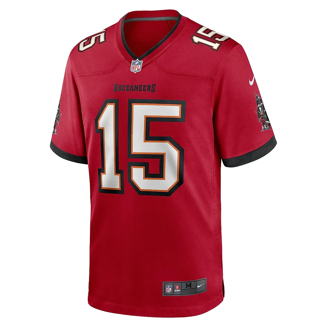 Zennovawear Men's Tampa Bay Buccaneers Jalen McMillan Red Game Jersey