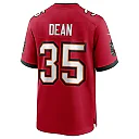 Zennovawear Men's Tampa Bay Buccaneers Jamel Dean Red Game Jersey