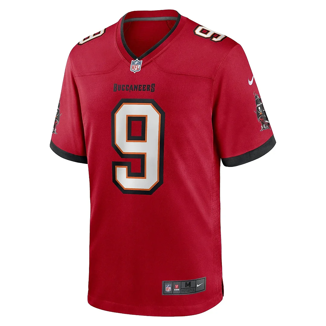 Zennovawear Men's Tampa Bay Buccaneers Joe Tryon Red Game Jersey