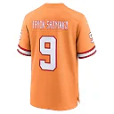 Zennovawear Men's Tampa Bay Buccaneers Joe Tryon-Shoyinka Orange Throwback Game Jersey