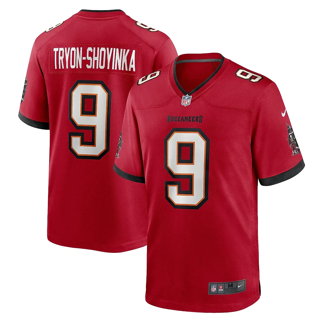 Zennovawear Men's Tampa Bay Buccaneers Joe Tryon-Shoyinka Red Game Jersey