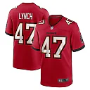 Zennovawear Men's Tampa Bay Buccaneers John Lynch Red Retired Player Game Jersey