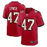 Zennovawear Men's Tampa Bay Buccaneers John Lynch Red Retired Player Game Jersey