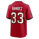 Zennovawear Men's Tampa Bay Buccaneers Jose Ramirez Red Game Jersey