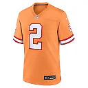 Zennovawear Men's Tampa Bay Buccaneers Kyle Trask Orange Throwback Game Jersey