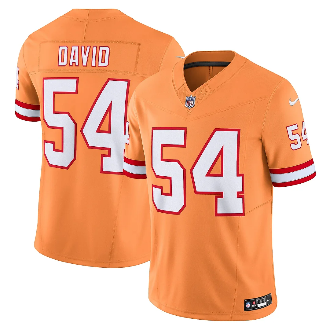 Zennovawear Men's Tampa Bay Buccaneers Lavonte David Orange Vapor F.U.S.E. Limited Jersey
