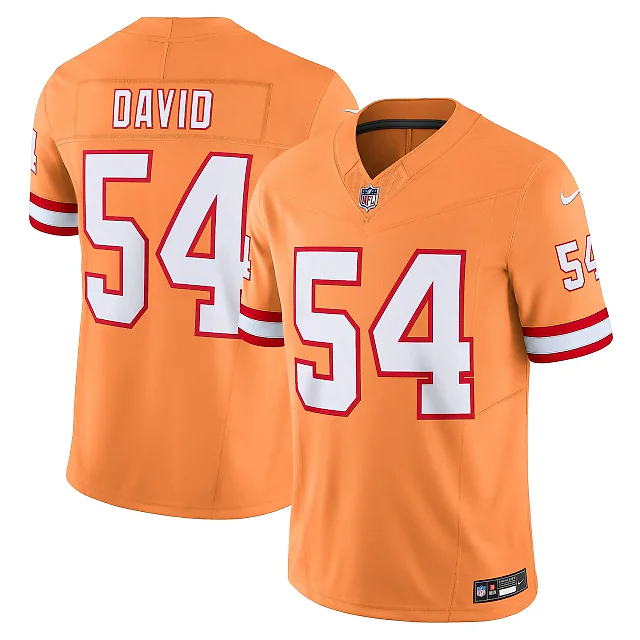 Zennovawear Men's Tampa Bay Buccaneers Lavonte David Orange Vapor F.U.S.E. Limited Jersey