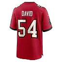 Zennovawear Men's Tampa Bay Buccaneers Lavonte David Red Game Jersey