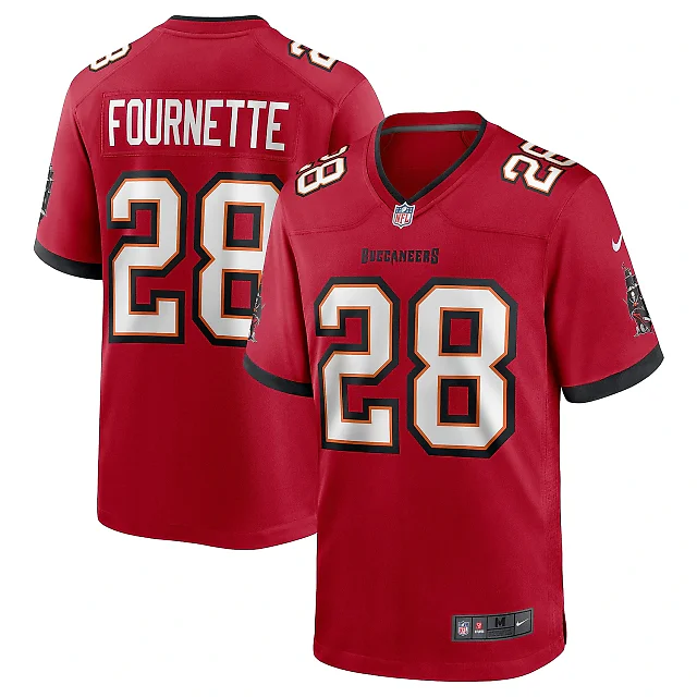 Zennovawear Men's Tampa Bay Buccaneers Leonard Fournette Red Game Jersey