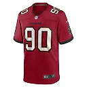 Zennovawear Men's Tampa Bay Buccaneers Logan Hall Red Game Player Jersey