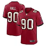 Zennovawear Men's Tampa Bay Buccaneers Logan Hall Red Game Player Jersey