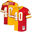 Zennovawear Men's Tampa Bay Buccaneers Mike Alstott Mitchell & Ness Orange/Red 1996 Split Legacy Jersey