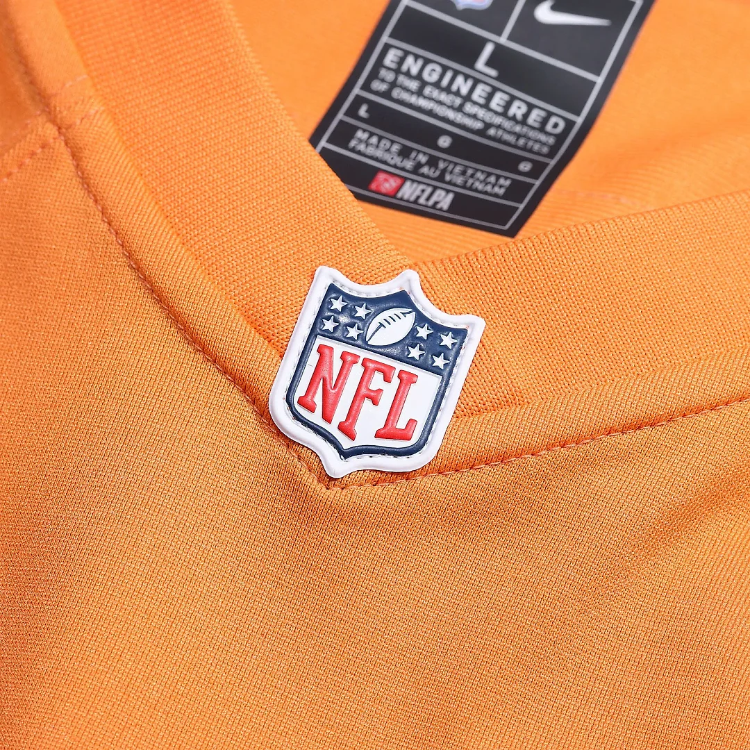 Zennovawear Men's Tampa Bay Buccaneers Mike Alstott Orange Throwback Game Jersey